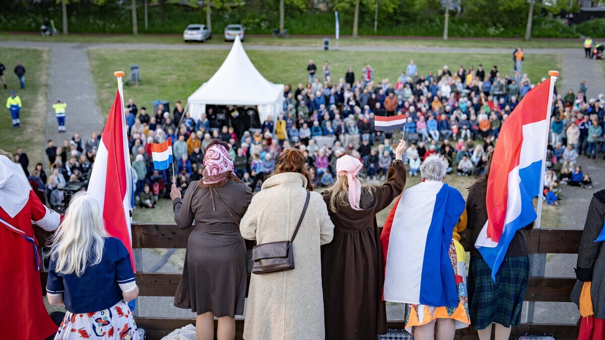 Publiek bij het Vrijheidsconcert