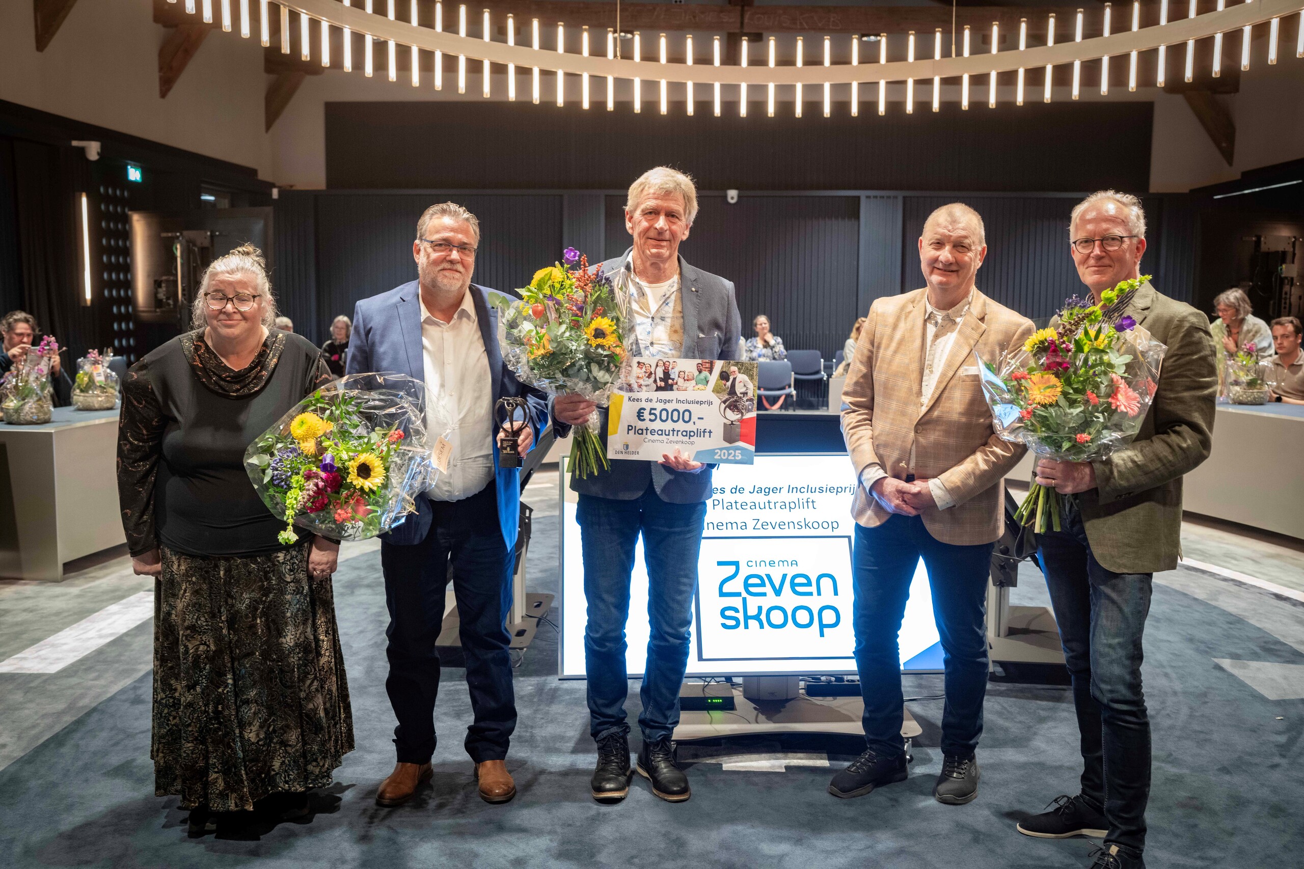 De jury en wethouder Odd Wagner