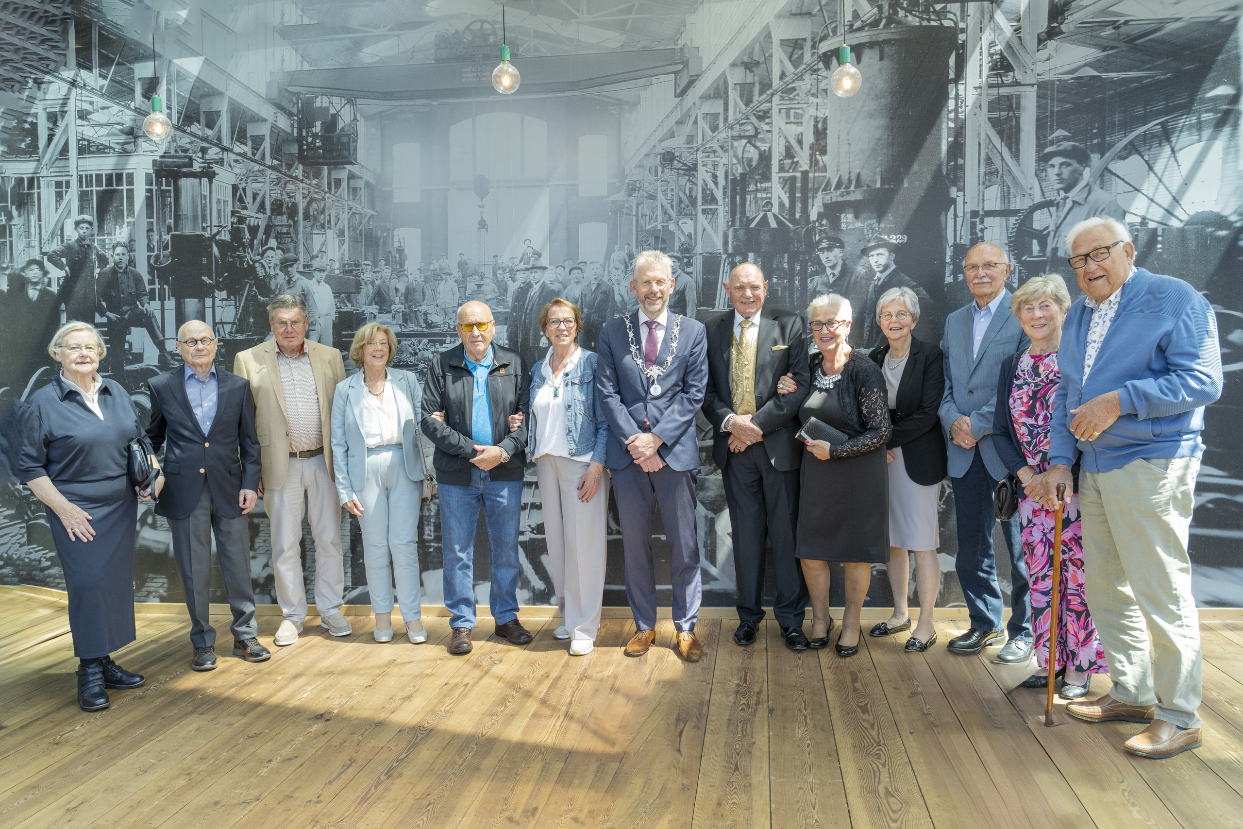  Burgemeester Jan de Boer en alle echtparen