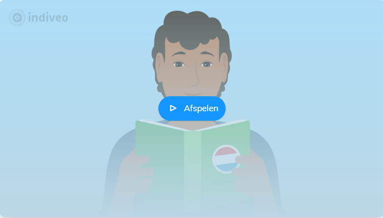 Een persoon leest een boek