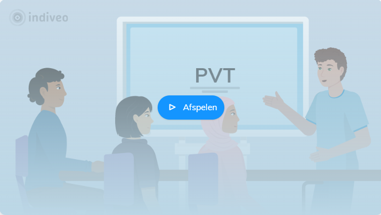 Een klaslokaal met een leraar en leerlingen